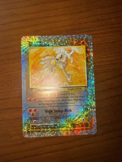 Pokemon Legendary Collection 13/110 Reverse Holo Hitmonlee Vintage Card - Image 1