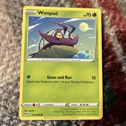 Wimpod 017/189 - Darkness Ablaze - Common - Pokemon Card TCG - LP - Image 1