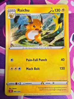 CLC 009/034 Raichu : Classic Collection Card : Charizard Deck : Pokemon TCG - Image 2