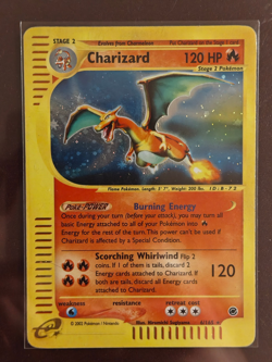 Charizard 6/165 Holo Expedition Pokemon Card E-reader Vintage Pokemon Card - Image 1