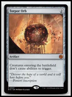 Torpor Orb Outlaws of Thunder Junction: The Big Score Magic The Gathering Card - Image 1