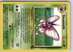 Pokemon TCG Venomoth 29/64 Jungle Pokemon Trading Card TCG WOTC - Image 5