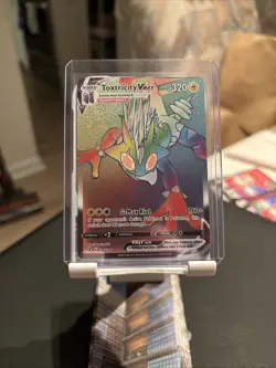 Pokemon TCG Toxtricity VMAX Rebel Clash Rainbow Rare Card 196/192 - Image 1