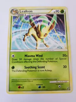 Leafeon 17/90 Undaunted Regular Rare Pokemon Card - Near Mint Condition - Image 1