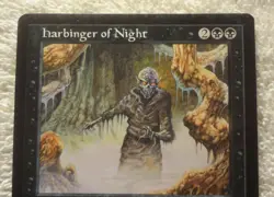1X HARBINGER OF NIGHT Mirage NM/LP mtg Magic Gathering Card Reserved List - Image 3