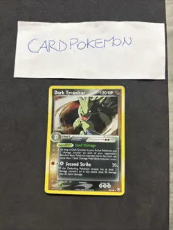 Pokemon Card Dark Tyranitar 20/109- Team Rocket Returns-Eng-Holo-Exc! - Image 1