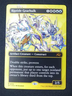 Riptide Gearhulk Borderless Foil - DFT - Mtg Card #10Q - Image 1