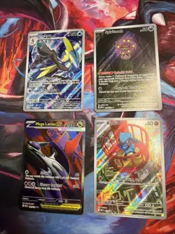 Lot Of 4 Mega Evolutions Pokemon Cards Full Art And More 1 Promo NM See Pics - Image 1