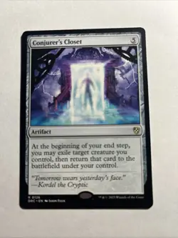Conjurer's Closet - Commander: Aetherdrift MTG Plus Bonus Card!!! - Image 1