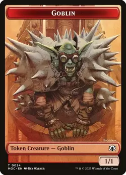 Goblin - Sliver Double Sided Token [March of the Machine] MTG - Image 1