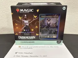 MTG Duskmourn Miracle Worker Commander Deck, Brand New, Factory Sealed - Image 1