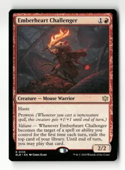 Emberheart Challenger Bloomburrow #133 Magic the Gathering - Image 1