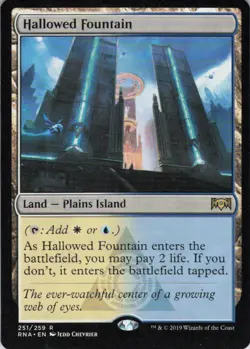MTG Hallowed Fountain (251) | LP | Ravnica Allegiance {RNA} - Image 1