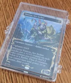 Finneas, Ace Archer - Borderless Raised Foil - Bloomburrow MTG R0348 - Image 4