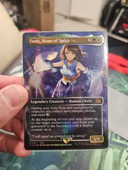 Yuna, Hope of Spira (Borderless) (Chocobo Track Foil) Final Fantasy Foil - Image 1