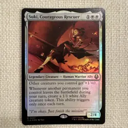 Suki, Courageious Rescuer - Foil R0037 MTG Avatar: The Last Airbender NM - Image 1