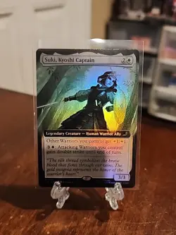 Suki, Kyoshi Captain Foil Extended Art Avatar: The Last Airbender NM MTG - Image 1
