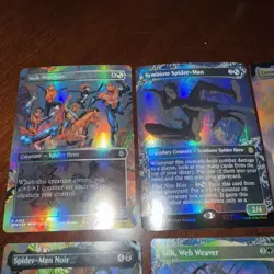 MTG Spider-Man LOT OF 9 Foil. Inc. Cosmic Spider-Man Borderless Foil. SpiderPunk - Image 3