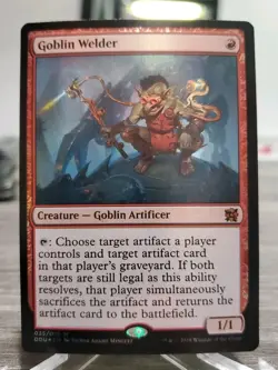 Goblin Welder FOIL - Duel Decks:Elves Vs Inventors - MTG Magic the Gathering MP - Image 1
