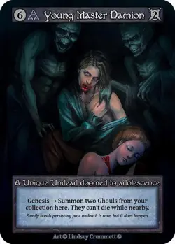 Sorcery: Contested Realm Young Master Damion Unique Regular NM (GT) - Image 1