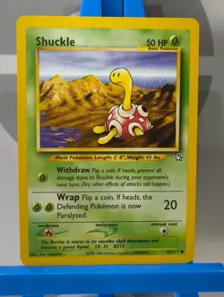 Shuckle 72/111 - Common - WOTC - Neo Genesis - Pokemon TCG - NM - Image 5