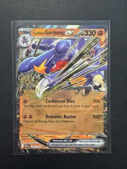 Pokemon TCG - Destined Rivals - Cynthia’s Garchomp EX - 104/182 - Double Rare - Image 1