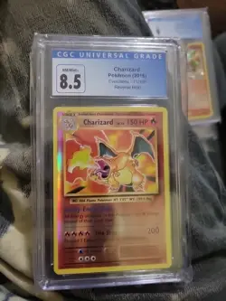 Pokemon Charizard (2016) Evolutions TCG - 11/108 Holo CGC 8.5 NM/Mint+ - Image 1