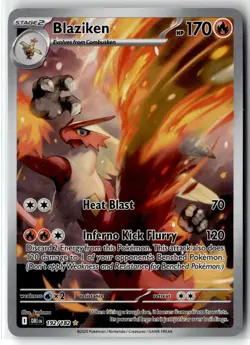 Blaziken ? 192/182 Holo Illustration Rare Destined Rivals 2025 Pokemon NM - Image 1