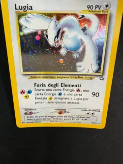 Pokemon Lugia 9/111 Neo Genesis Rara Holo Unlimited Wizards ITA Carte Vintage - Image 3