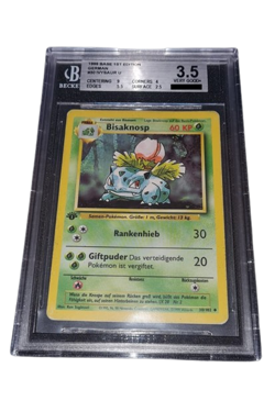 Pokemon - Bisaknosp - BGS 3.5 - 1999 Base Set - 1st. Edition - Beckett - DE - Image 1
