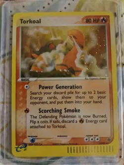 Torkoal 12/97 HOLO Rare Pokemon TCG EX-Dragon NEAR MINT - Image 1