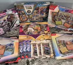 SEALED Pokemon TCG Lot. 6 Boxes, 30 Packs, 15 Promos, and Pins! NM Condition 🔥 - Image 1