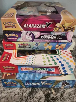 SEALED Pokemon TCG Lot. 6 Boxes, 30 Packs, 15 Promos, and Pins! NM Condition 🔥 - Image 2