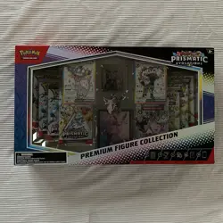 Pokemon TCG Scarlet & Violet Prismatic Evolutions Premium Figure Collection - Image 1