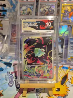 Pokemon TCG Bulbasaur Mega Evolution 133/132 ACE 10 Gem Mint - Image 1