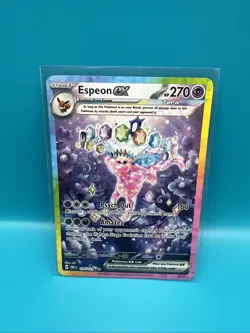 Pokemon TCG Espeon EX Prismatic Evolutions Special Illustration Rare 155/131 - Image 1