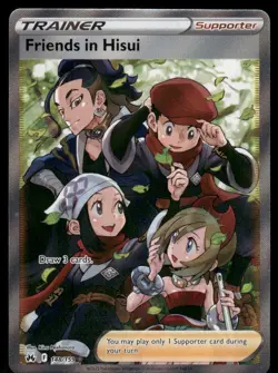 Friends in Hisui (Full Art) 148/159 Ultra Rare Holo NM Pokemon Crown Zenith - Image 1