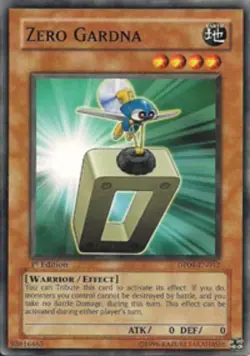 Zero Gardna - DP09-EN012 - Common - Unlimited Edition - Damaged - Image 1