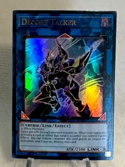 YuGiOh Decode Talker DUDE-EN023 Ultra Rare 1st Edition - Image 1