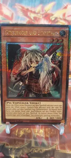 yugioh GEISTEROGER UND SCHNEEHASE RA04-DE015 Quarter Century Secret Rare DEUTSCH - Image 3