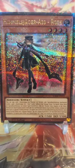 yugioh HIMMELSJAGER - ASS - ROZE RA04-DE031 Quarter Century Secret Rare DEUTSCH - Image 2
