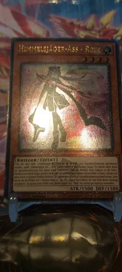 yugioh HIMMELSJAGER - ASS - ROZE RA04-DE031 Quarter Century Secret Rare DEUTSCH - Image 3