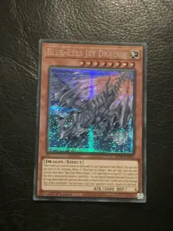 MP23-EN004 Blue-Eyes Jet Dragon : Prismatic Secret Rare Card 1st Edition YuGiOh - Image 1