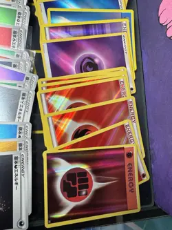 Lot Of 50 Holo/Reverse Holo Basic Energy Pokemon Cards Eng And Jap - Image 2