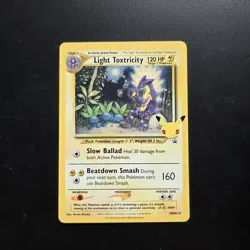 Pokemon Card - Light Toxtricity SWSH137 English Holo Celebrations Rare - M/NM - Image 1