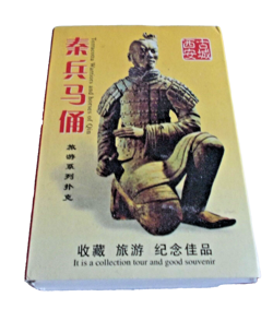 Collectable Chinese Terracotta Warriors and Horses of Qin Dynasty Playing Card - Image 1