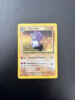 Poliwrath Neo Discovery Holo Rare Unlimited Pokemon TCG Card 9/75 - Image 1