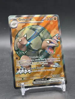 Pokemon TCG Scarlet & Violet 151 Golem EX Ultra Rare Holo Card 189/165 - Image 1