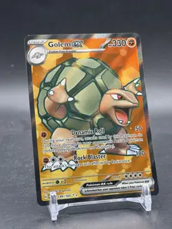 Pokemon TCG Scarlet & Violet 151 Golem EX Ultra Rare Holo Card 189/165 - Image 3