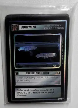 Star Trek CCG 1E Sealed 18 card Enterpise Collection Complete Foil Set - Image 1